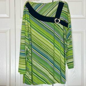 Woman’s striped top size 5X